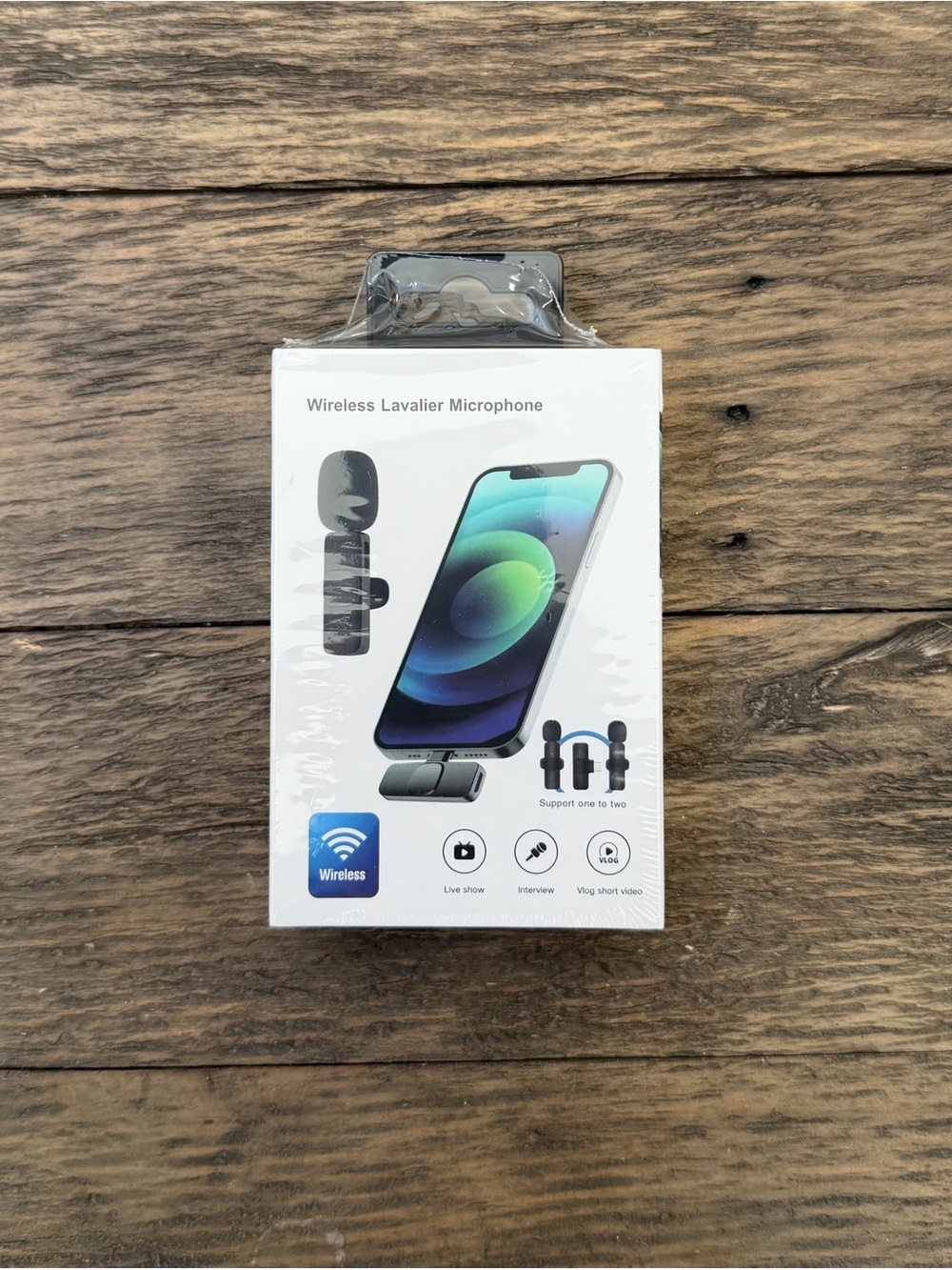 wireless lavalier microphone set
New in box